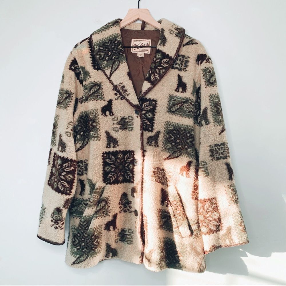 Vintage Woolrich Blanket Coat